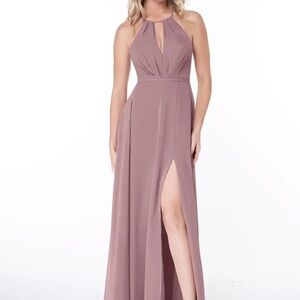 Evalleen Dusty Rose Bridesmaids Dress from Azazie